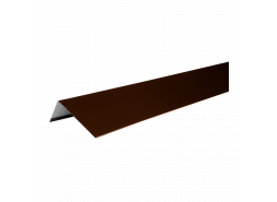 ТЕХНОНИКОЛЬ HAUBERK, наличник оконный металлический, полиэстер, RAL 8017 коричневый, 2 м, пачка